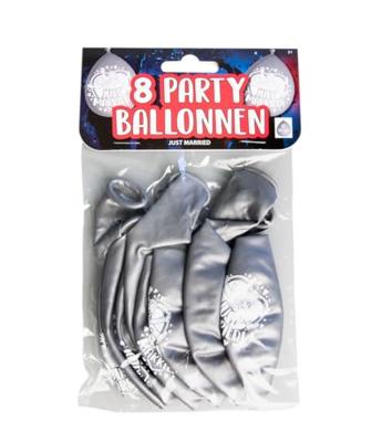 Party Ballonnen Just Married (8st)
