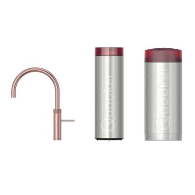 Quooker Fusion Round kokendwaterkraan - draaibare uitloop - Combi+ incl. Cube reservoir - Warm / kokend / bruisend / gefilterd water - Rosé koper 22+FRRCO-CUBE Quooker Fusion Round kokendwaterkraan - draaibare uitloop - Combi+ incl. Cube reservoir - Warm / kokend / bruisend / gefilterd water - Rosé koper 22+FRRCO-CUBE