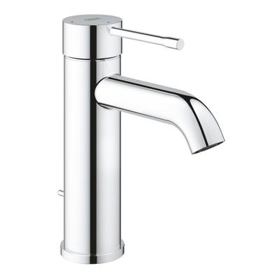 Grohe Essence New S-size wastafelkraan met cold start en trekwaste chroom