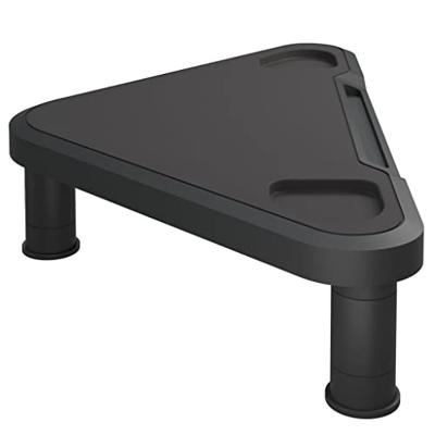 Monitorstandaard hoek 49x28x10,5 cm zwart - thumbnail