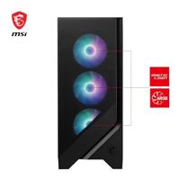 ATX Semi-toren doos MSI MAG FORGE 320R AIRFLOW Zwart Transparant - thumbnail
