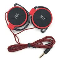 Shini Q940 3.5 mm Super Bass EarHook oortelefoon voor MP3-speler computer mobiel (rood geen MIC) - thumbnail