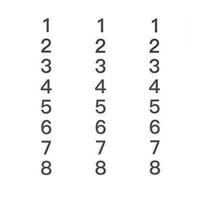 Hollyland Number Stickers for Wireless Tally