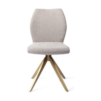 Jesper Home Eetkamerstoel 'Ikata' Turn Gold, kleur Pretty Plaster