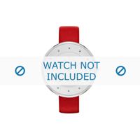 Skagen horlogeband SKW2289 Leder Rood 14mm - thumbnail