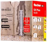Fischer 573160 SX Plus Plug 30 mm 6 mm 120 stuk(s) - thumbnail