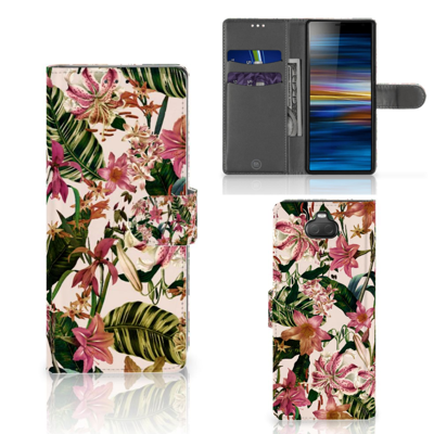 Sony Xperia 10 Hoesje Flowers Sony Xperia 10 Hoesje Flowers