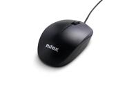 Muis Nilox MOUSB1012 Zwart 1200 DPI - thumbnail