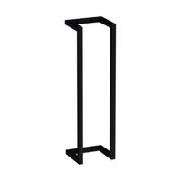 Handdoekenrek Sanilux 60x15x15 cm Staal Mat Zwart Sanilux - thumbnail