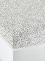 GREEN FOREST Oeko-Tex® baby hoeslaken ecru/grijs - thumbnail