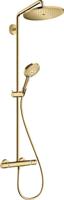 Hansgrohe Croma Select S Showerpipe 280 1jet EcoSmart met douchethermostaat en handdouche Raindance Select S 120 3jet, Polished Gold Optic - thumbnail