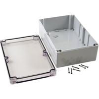 Hammond Electronics 1554VA2GYCL Universele behuizing 240 x 160 x 90 Polycarbonaat Grijs, Helder 1 stuk(s) - thumbnail