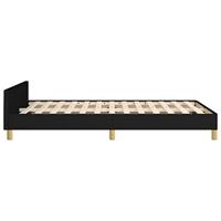 Bedframe zonder matras 120x190 cm stof zwart - thumbnail