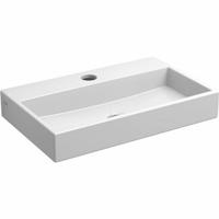 Fontein Clou Mini Wash Me 38x24x6cm Keramiek Glans Wit (Met Kraangat) - thumbnail