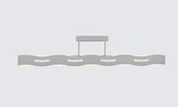 ECO-Light LED-WAVE-PL-WH LED-WAVE-PL-WH LED-plafondlamp LED 35 W Wit - thumbnail