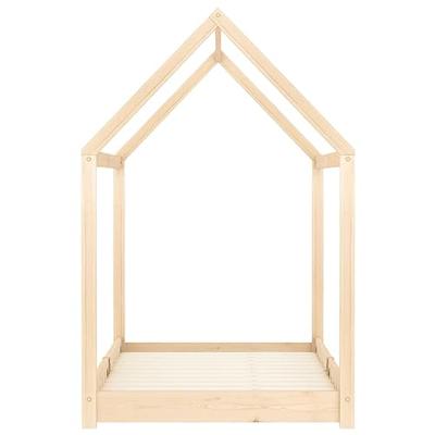 Kinderbedframe massief grenenhout 90x200 cm