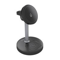 Draadloze oplader Aisens ASCH-15W3WC066-BK Zwart 15 W - thumbnail