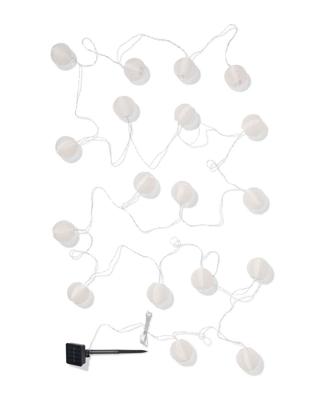 HEMA Lichtsnoer 8.95m met 18 led-lampions wit voor binnen en buiten
