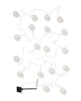 HEMA Lichtsnoer 8.95m met 18 led-lampions wit voor binnen en buiten - thumbnail