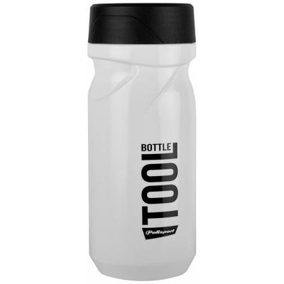 Polisport tool bottle 600ml wit met zwarte opdruk