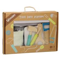 Gereedschapsriem met Houten Gereedsschap - thumbnail