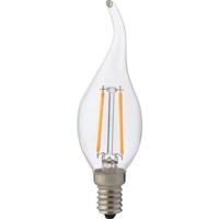 LED Kaarslamp Filament Flame 4W E14 Fitting - Warm Wit 2700K - thumbnail