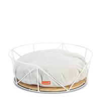 Beeztees Kattenmand Kipu S 40x40x16 cm metaal wit - thumbnail