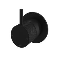 Hotbath Cobber X afbouwdeel inbouw douchemengkraan zwart mat - thumbnail