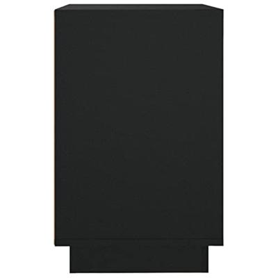 Dressoir 102x35x55 cm bewerkt hout zwart Dressoir 102x35x55 cm bewerkt hout zwart