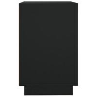 Dressoir 102x35x55 cm bewerkt hout zwart - thumbnail