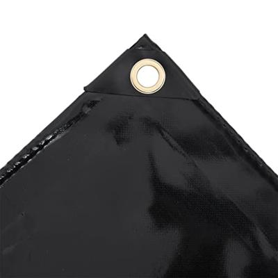Zeildoek 650 g/m 3x6 m Zwart