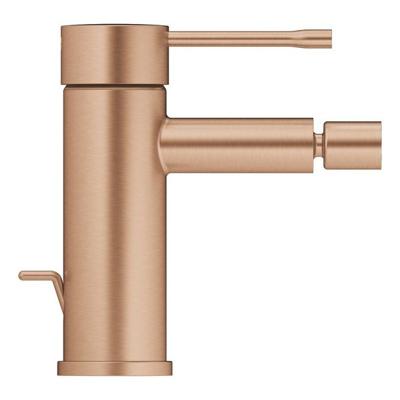 Grohe Bidetkraan Essence New 1-gats Small met Waste met 28 mm Cartouche Brushed Warm Sunset