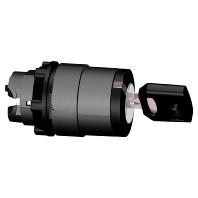 Schneider Electric ZB5AG2 Harmony ZB5AG2 Sleutelschakelaar Sleutel Zwart 2 x 90 ° Sleutel-ontgrendeling 1 stuk(s)