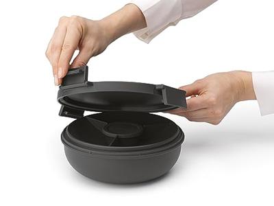 Brabantia Make & Take saladebak 1,3 liter kunststof dark grey Brabantia Make & Take saladebak 1,3 liter kunststof dark grey