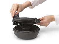 Brabantia Make & Take saladebak 1,3 liter kunststof dark grey - thumbnail
