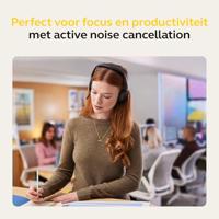 Jabra Evolve2 65 Flex Link380a MS On Ear headset Computer Bluetooth Stereo Zwart Noise Cancelling Headset, Microfoon uitschakelbaar (mute), Volumeregeling, - thumbnail