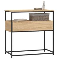 Wandtafel 75x40x75 cm bewerkt hout sonoma eikenkleurig - thumbnail