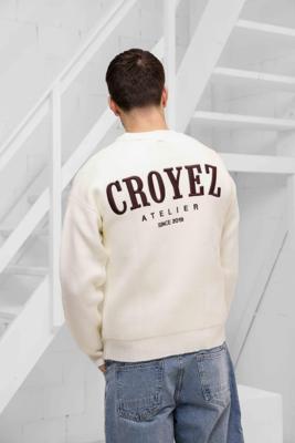 Croyez Gallery Knit Sweater Heren Gebroken Wit - Maat XL - Kleur: Gebroken Wit | Soccerfanshop