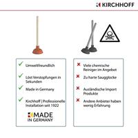 Kirchhoff Uitloopreiniger met houten handvat, Ø 115 mm - 99908100 - thumbnail