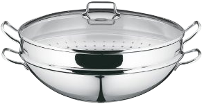 WMF 07.9256.6040 pan Rond Wok/roerbakpan WMF 07.9256.6040 pan Rond Wok/roerbakpan