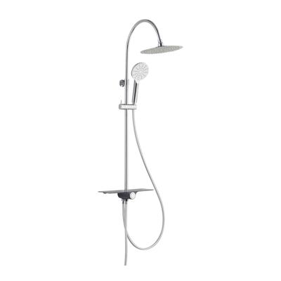 AQUASTAR hoofddouche set met planchet, chroom-antraciet supervlakke hoofddouche met antikalk nozzles, hoofddouhe: Ø approx. 25 cm handdouche met 3 functies, met antikalk nozzles, hoofddouche: Ø ca AQUASTAR hoofddouche set met planchet, chroom-antraciet supervlakke hoofddouche met antikalk nozzles, hoofddouhe: Ø approx. 25 cm handdouche met 3 functies, met antikalk nozzles, hoofddouche: Ø ca