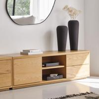 Kave Home TV-meubel 'Abilen' Eiken, 150cm, kleur Naturel - thumbnail