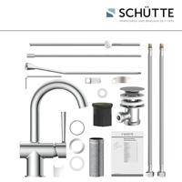 Wastafel Mengkraan Schutte Cornwall Zijdelingse Greep Chroom Schütte - thumbnail