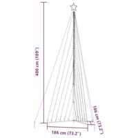 Kerstboomverlichting 789 warmwitte LED's 476 cm - thumbnail