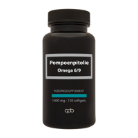APB Holland Pompoenpitolie omega 6/9 1000mg 120 Softgels - thumbnail
