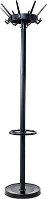 Maul Staande kapstok 9408090 MAULcaligo Aantal haken: 32 (Ø x h) 46 cm x 175 cm Staal Zwart 1 stuk(s)