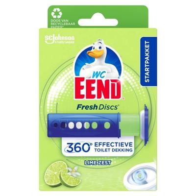 WC Eend Fresh disk houder lime 36 Milliliter WC Eend Fresh disk houder lime 36 Milliliter