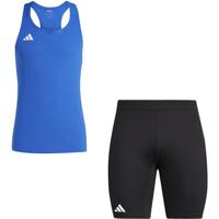adidas Adizero Singlet Short Set Heren - thumbnail