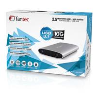 Fantec ALU-25U31 HDD behuizing 2,5 USB-C - thumbnail