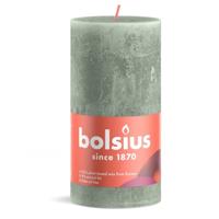 Bolsius Rustiek kaars 130/68 Jade Green - thumbnail